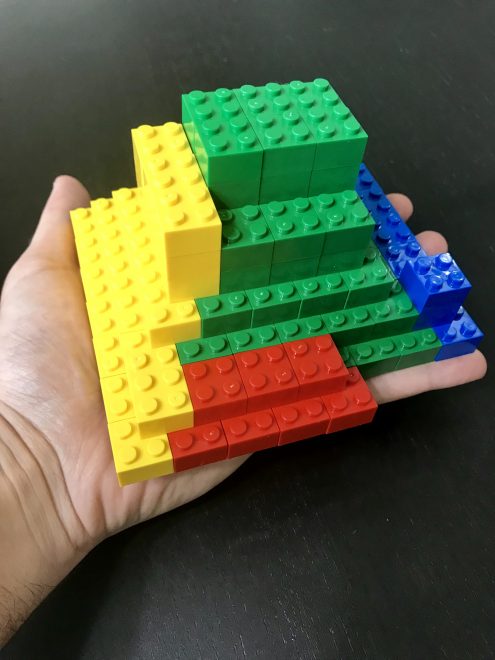Our portfolio is colorful but blocky